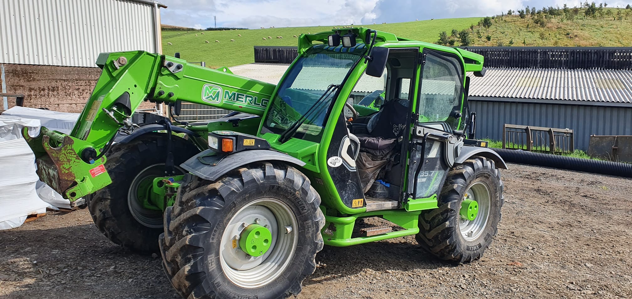 Merlo telehandler weighing system