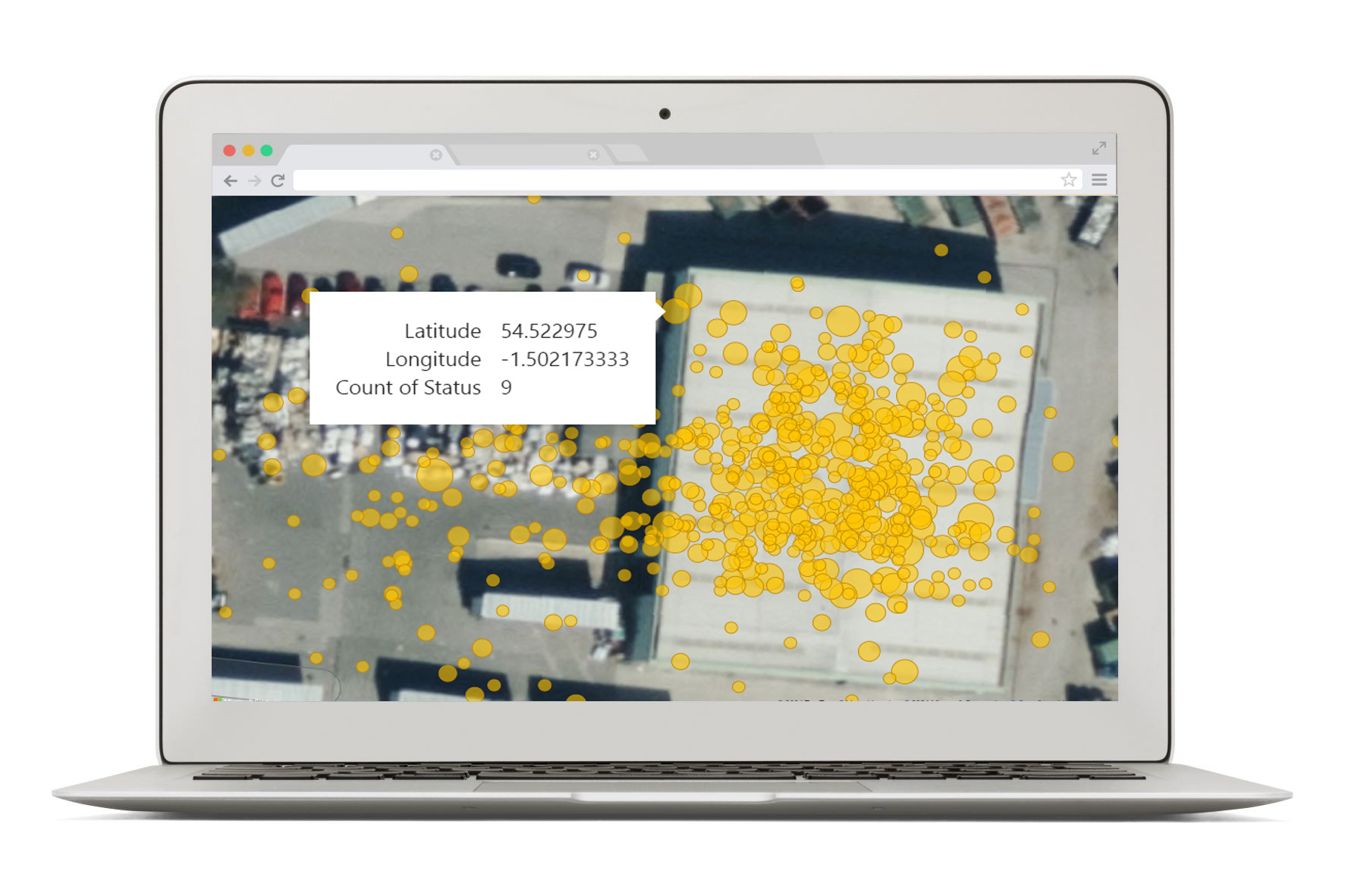 SiteZone-BI-Data-display-heat-map