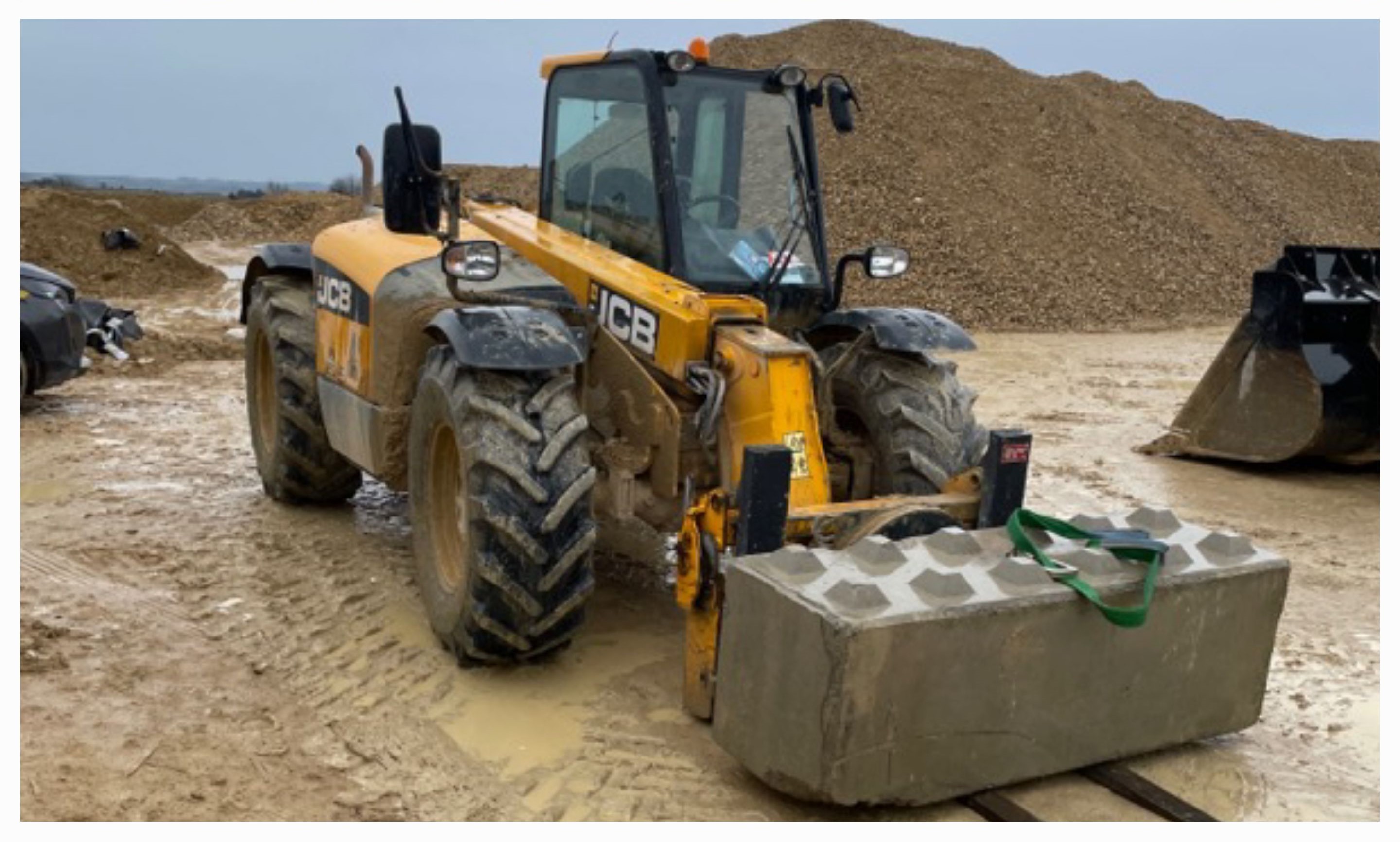 JCB Telehandler weighing system