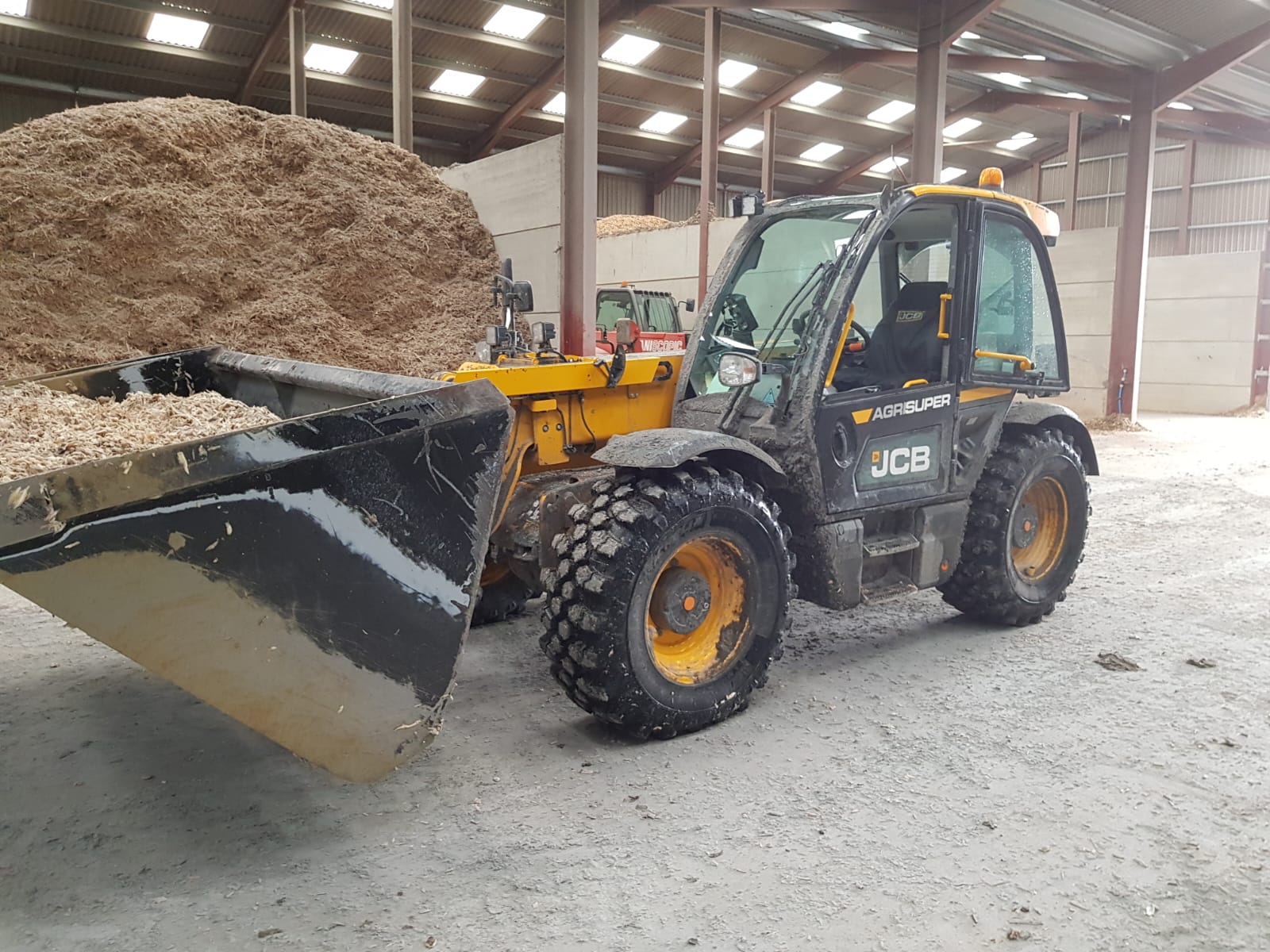 JCB loading shovel