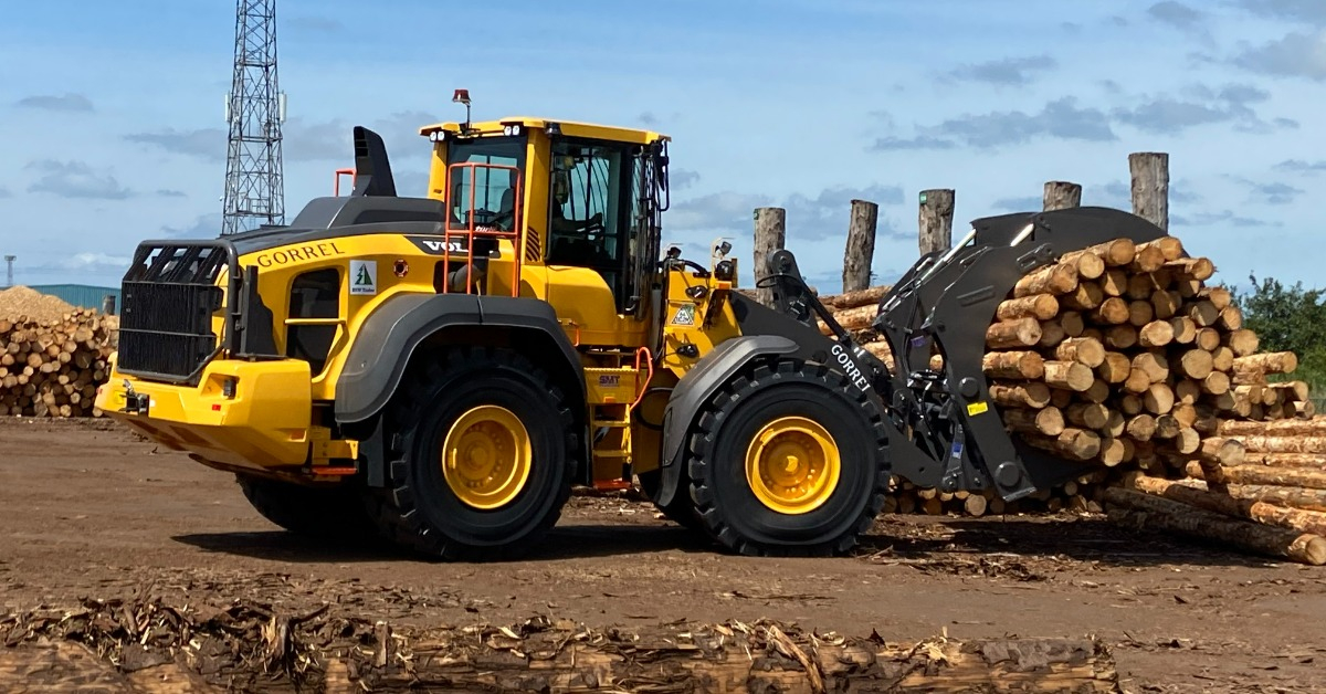 Onboard weighing for a Volvo loader